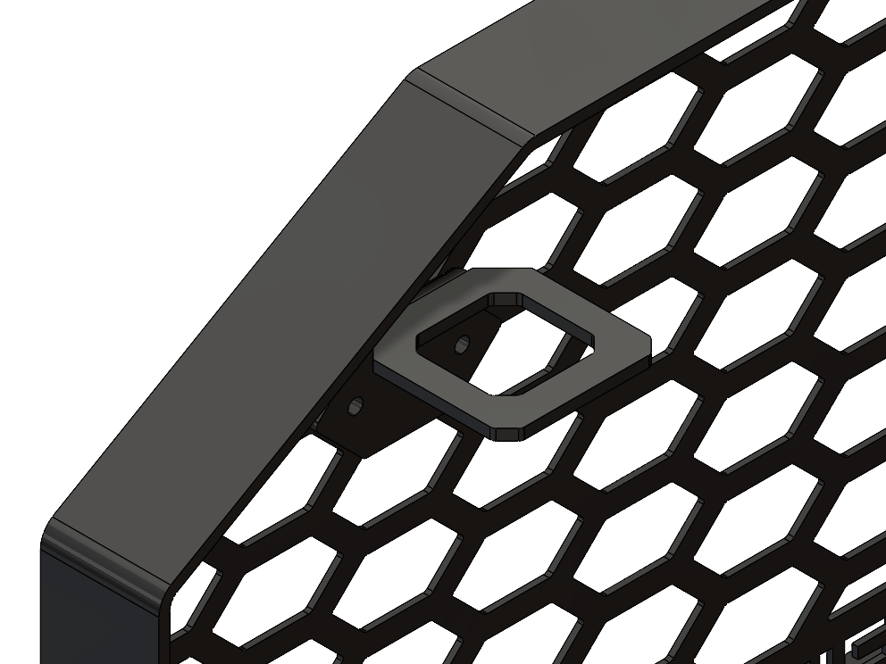 Shovel Mount (Small) (Hex Mesh)