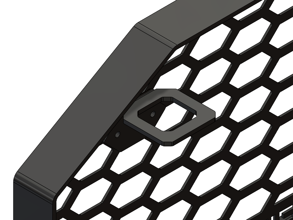 Shovel Mount (Small) (Hex Mesh)