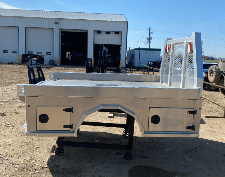 2026 Outlaw Skirted Sled Flat bed 8'6 SRW Bare aluminum (call for pricing)