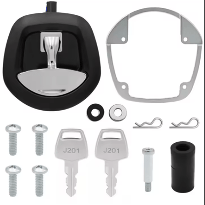 Black Whale tail latch